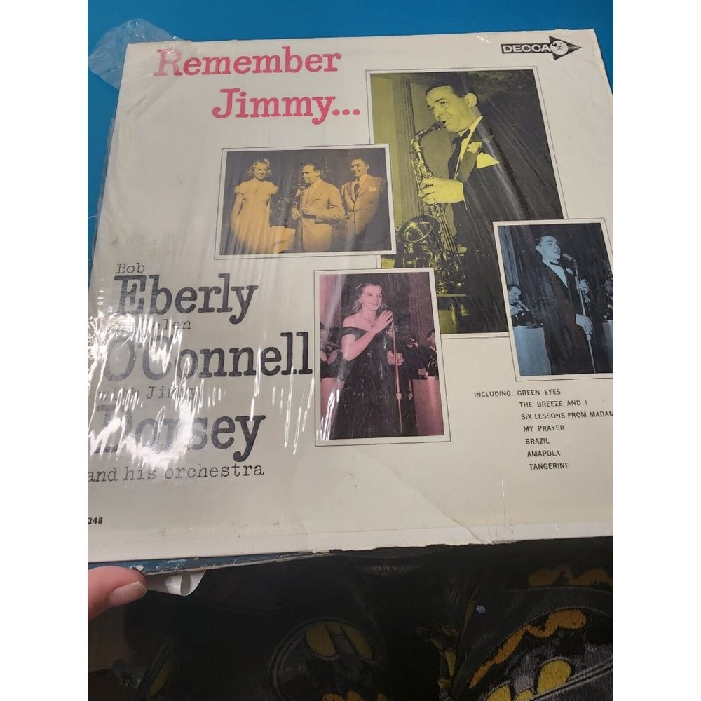 BOB EBERLY & HELEN O'CONNELL Remember Jimmy 1962 LP Decca DL 74248 Vinyl Record